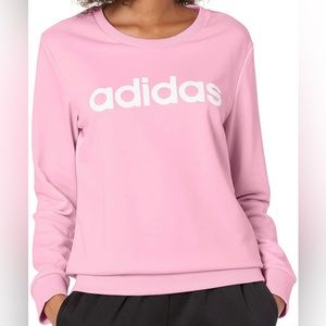 NWT Adidas Essentials Logo Sweatshirt, Women’s Size M, Soft/Cozy, cuffed sleeve